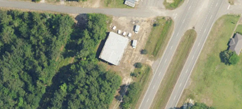 Warehouse on Highway Corner