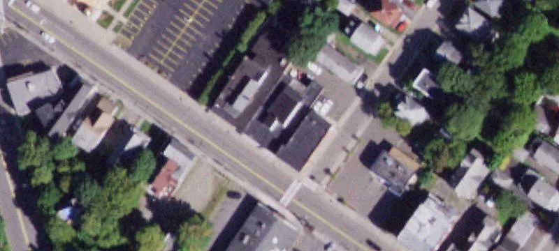 Mixed-Use Brick Building
