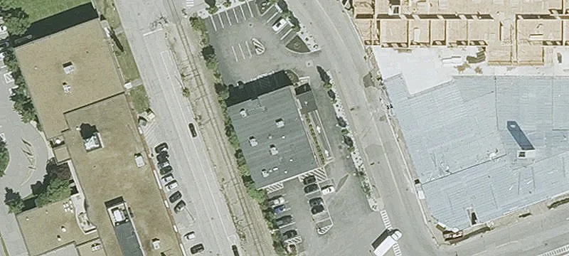 Modern Office Building with Parking