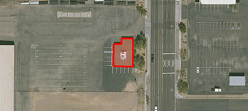Fenced Industrial Storage Buildings