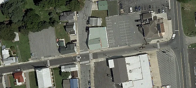 Corner Office Building