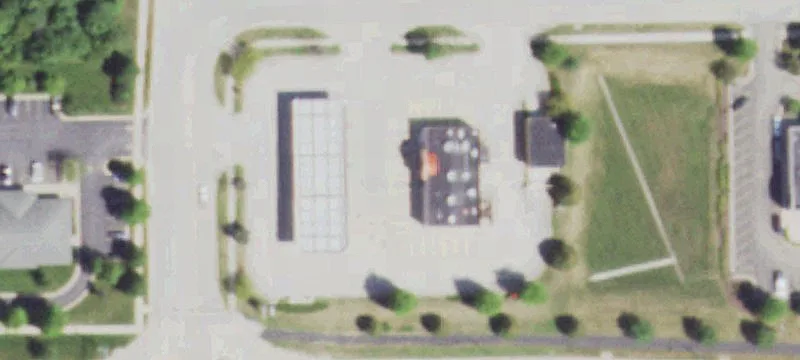 Gas Station with Fast-Food Restaurant