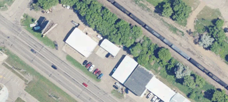 Adjoining Auto Shop Buildings