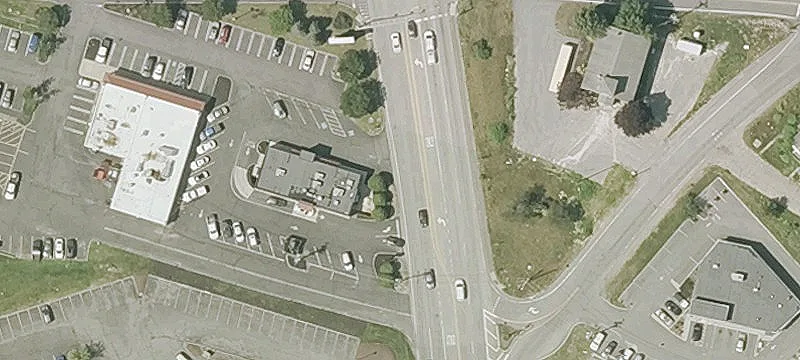 Retail Shopping Center with Two Access Points