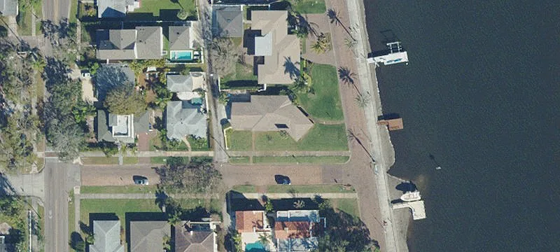 Waterfront Corner Lot with Private Dock
