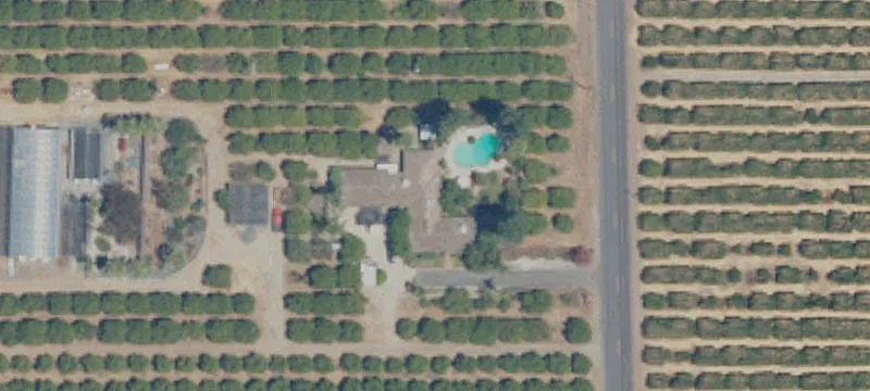Citrus Grove with Greenhouses