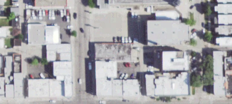 Corner Retail Building at Signalized Intersection