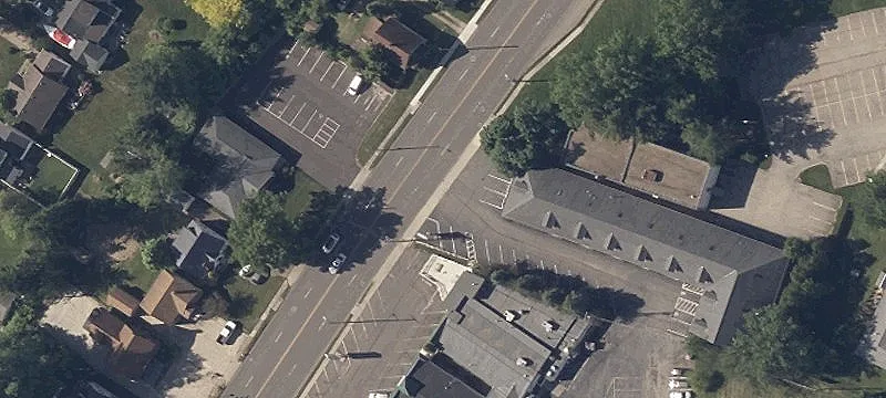 L-Shaped Office Building