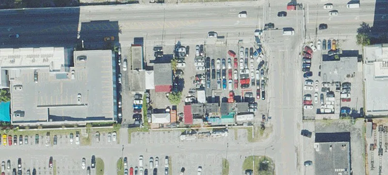 Commercial Lot with Salvage Dealer