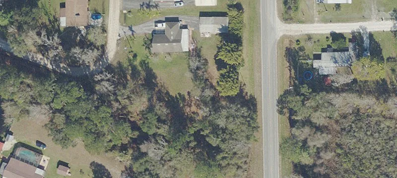 Waterfront Land with Pole Barn