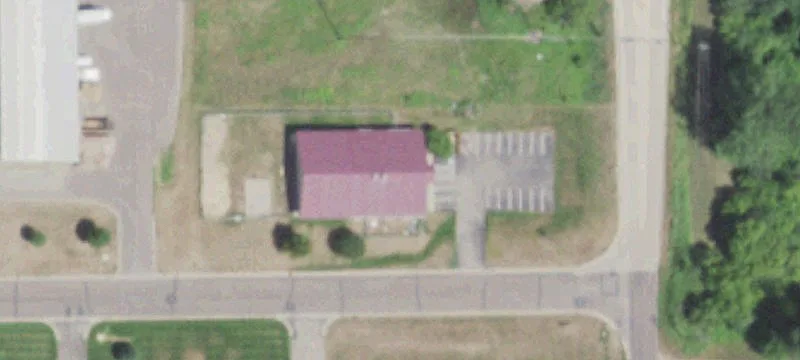Single-Story Corner Retail Building