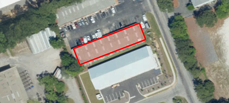 Warehouse Unit with Roll-Up Door