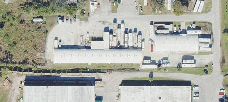 Fully Fenced Industrial Yard
