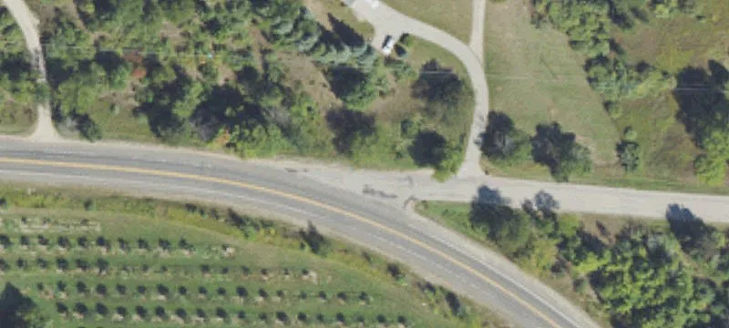 Wooded Residential Land with Private Road