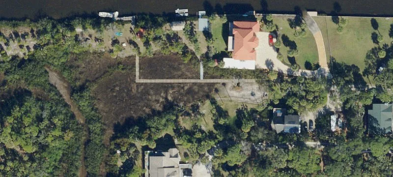 Waterfront Land with Seawall