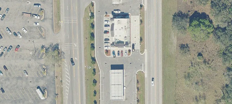 Gas Station with Three Diesel Lanes