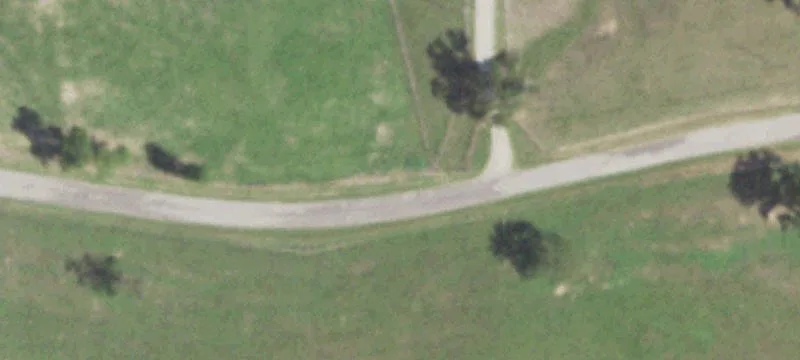 Fenced Horse Barn Farm