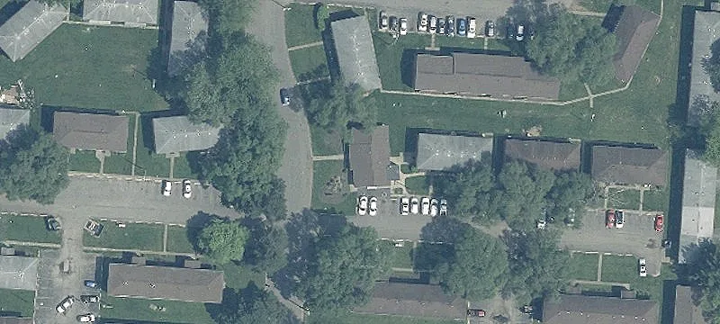 Brick Apartment Community