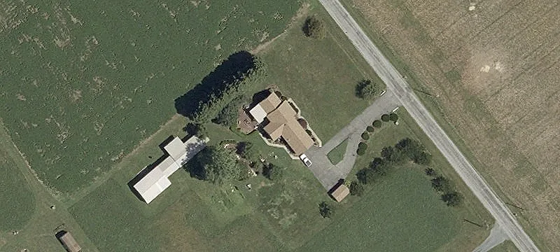 Ranch Homestead with Pole Shed