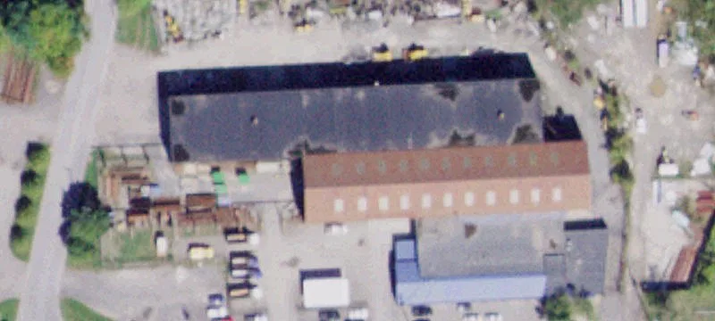 Industrial Building with Overhead Doors