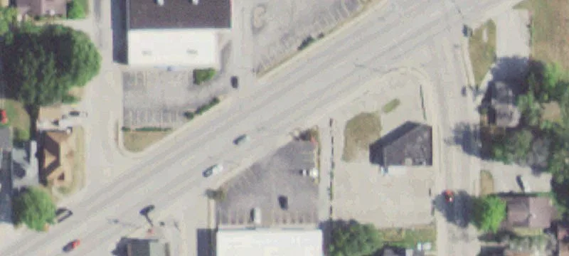 Vacant Retail Building at Intersection
