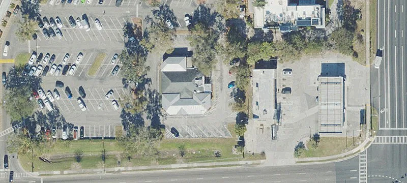 Retail Building with Patio Area