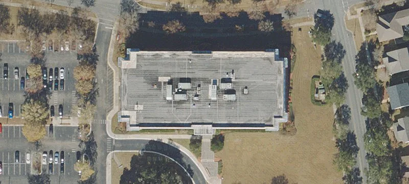 Three-Story Suburban Office Building