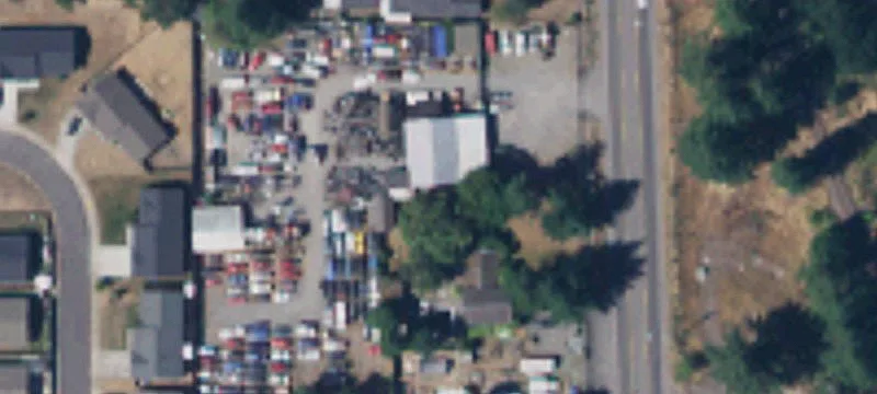 Auto Wrecking Yard with Commercial Building