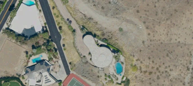Architectural Desert Residence with Theater