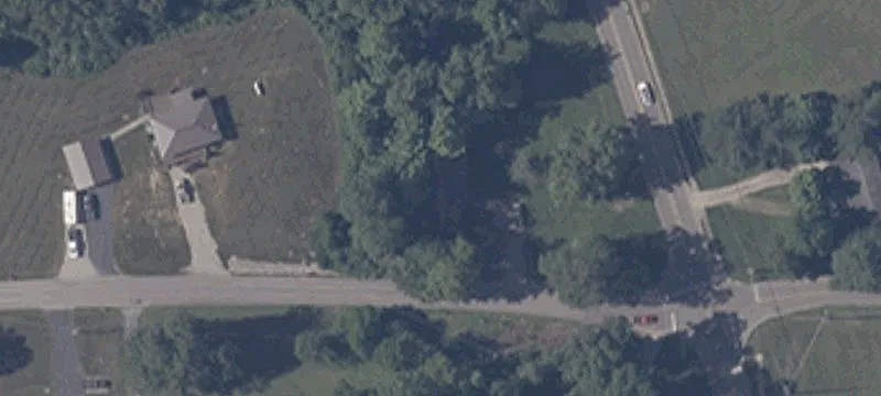 Corner Lot with Partial Foundation