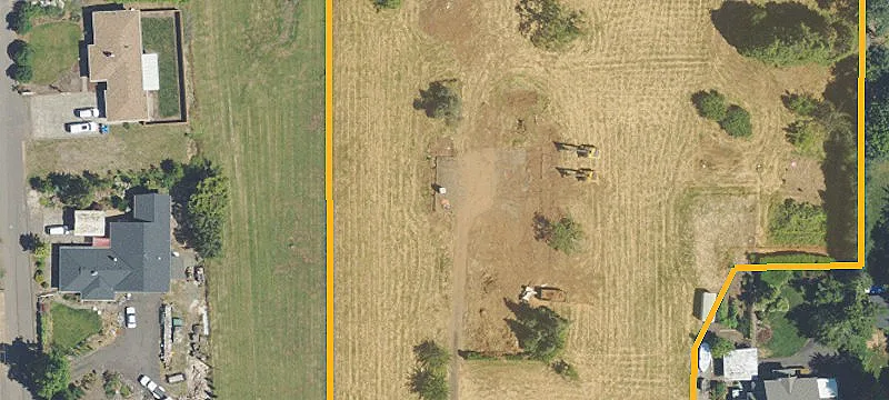 Approved Townhome Development Site