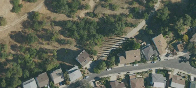 Paved Hillside Development Lots
