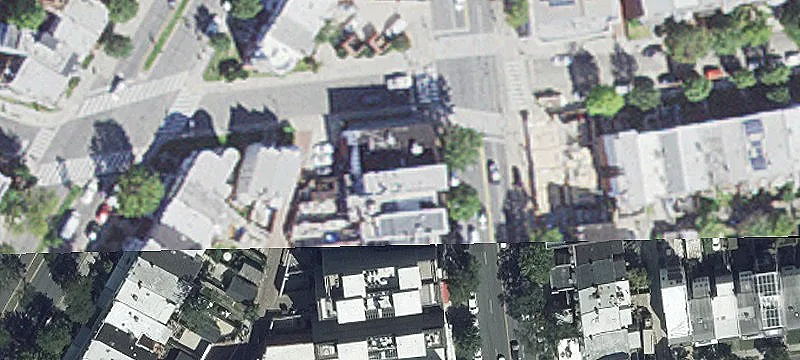 Mixed-Use Building with Bar