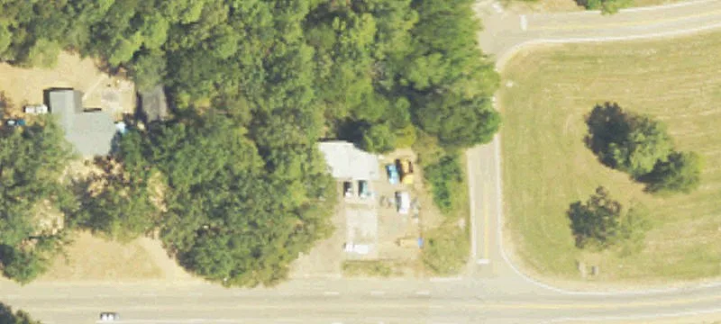 Gas Station with Existing Building