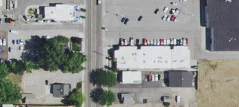 In-Line Retail Space with Signage