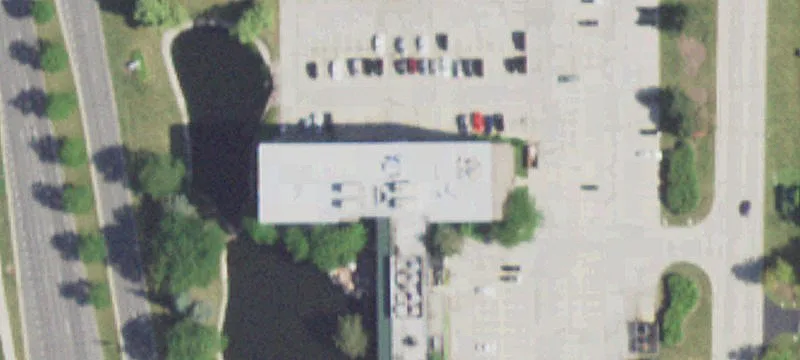 Two-Building Office Center with Pond