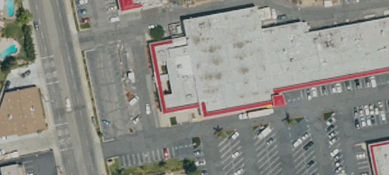 Neighborhood Shopping Center with Parking