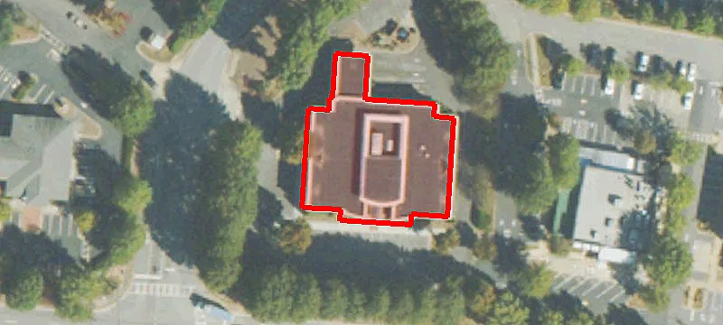 Office Building on Hard Corner