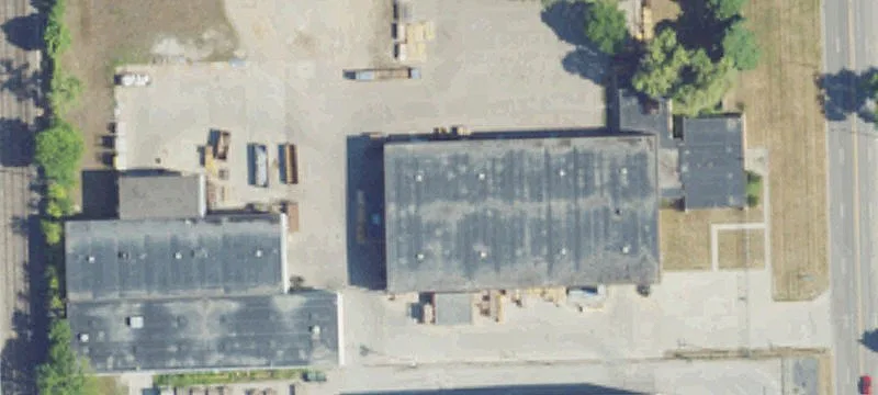 Industrial Multi-Building with Multiple Cranes