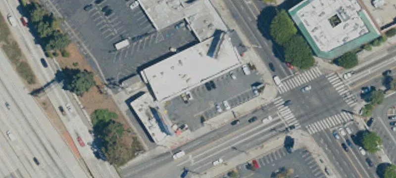 Neighborhood Retail Center with Billboards