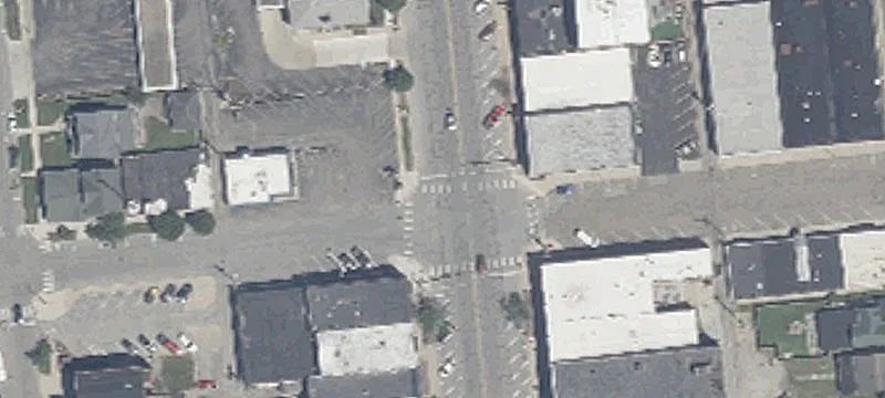 Downtown Corner Retail Building