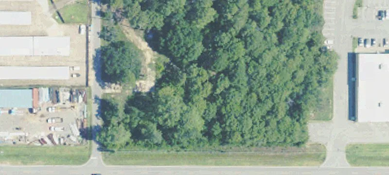 Partially Cleared Development Land