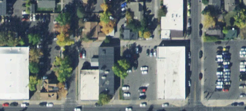 Office Building with Paved Parking