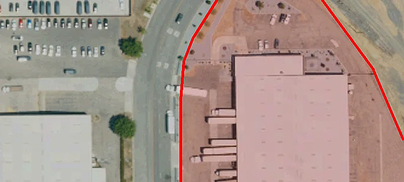 Fenced Warehouse Facility