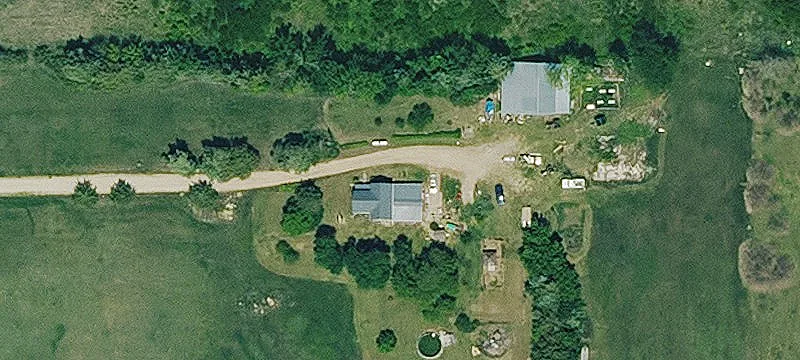 Rolling Farmland with Cabin