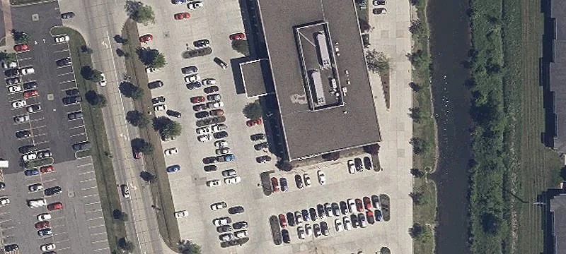 Shadow-Anchored Retail Storefront