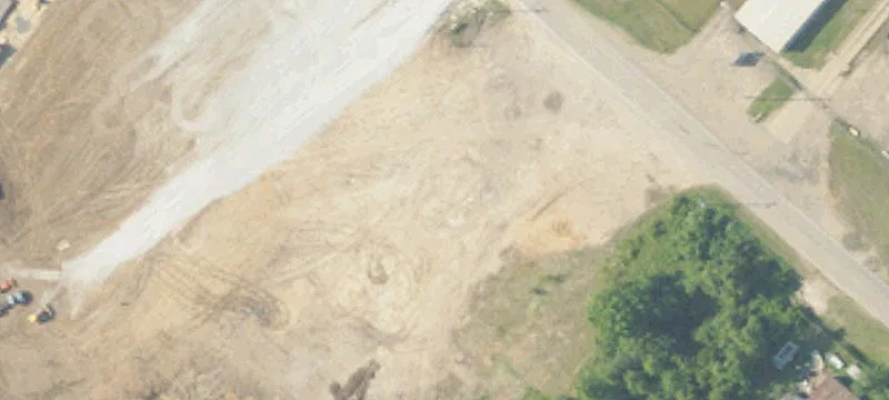 Gravel-Surfaced Industrial Storage Yard