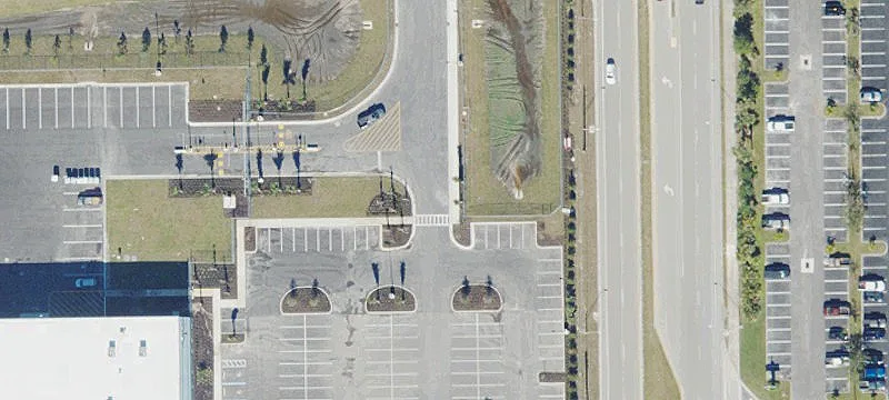 Zoned Commercial Land with Stormwater