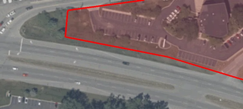 Community Commercial Zoned Parcel