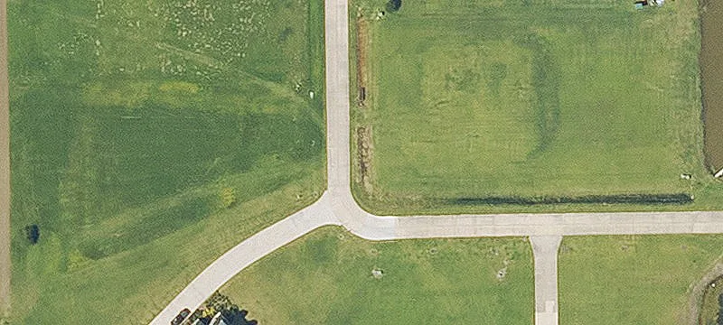 Large Lot in Residential Subdivision